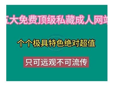 免费成人网站大全：高质量污站推荐